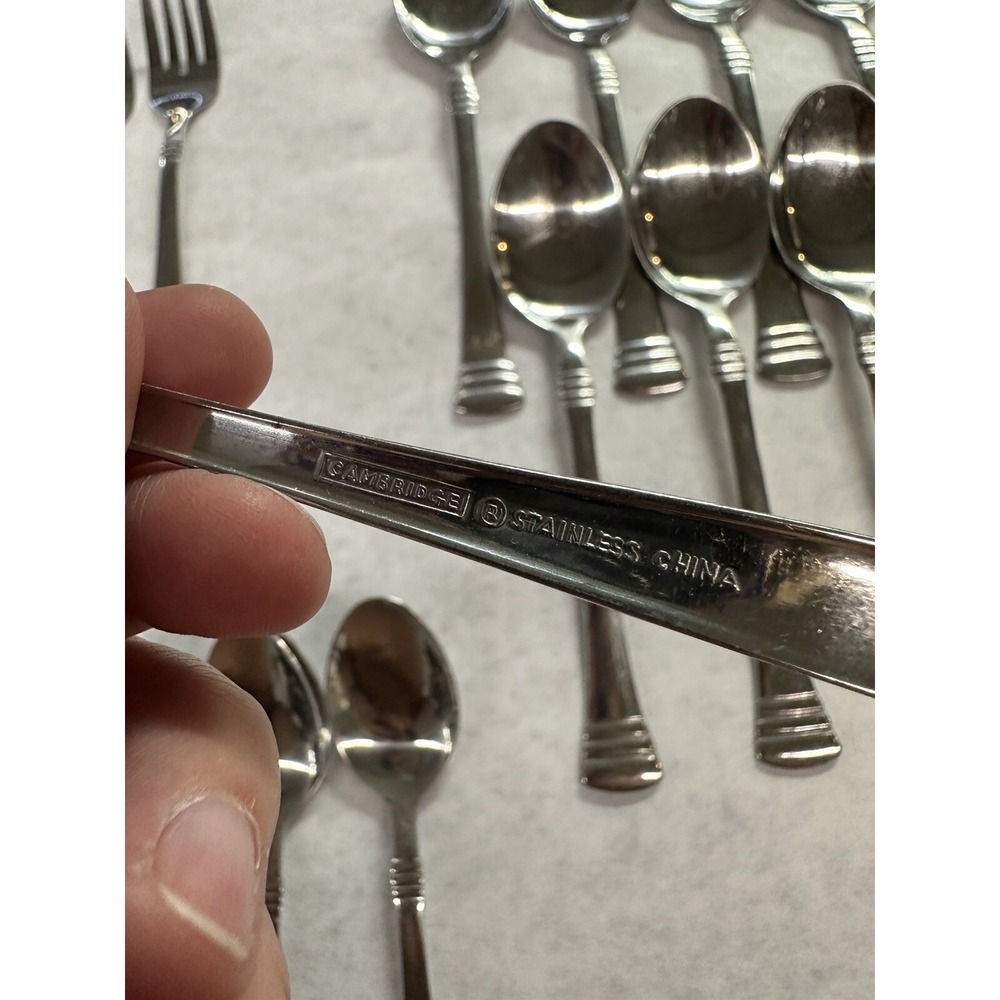 Cambridge Stainless China Codie 41 Pc Flatware Set - Picture 10 of 10